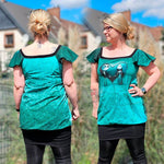 Niela's leichtes Teilchen - Schnittmuster Shirt, Kleid in den Größen 32-54 - Sewando