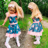 Phia's Elegance - Schnittmuster Kleid, Top in den Größen 68-164 : - Sewando