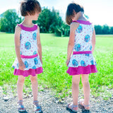 Phia's Elegance - Schnittmuster Kleid, Top in den Größen 68-164 : - Sewando