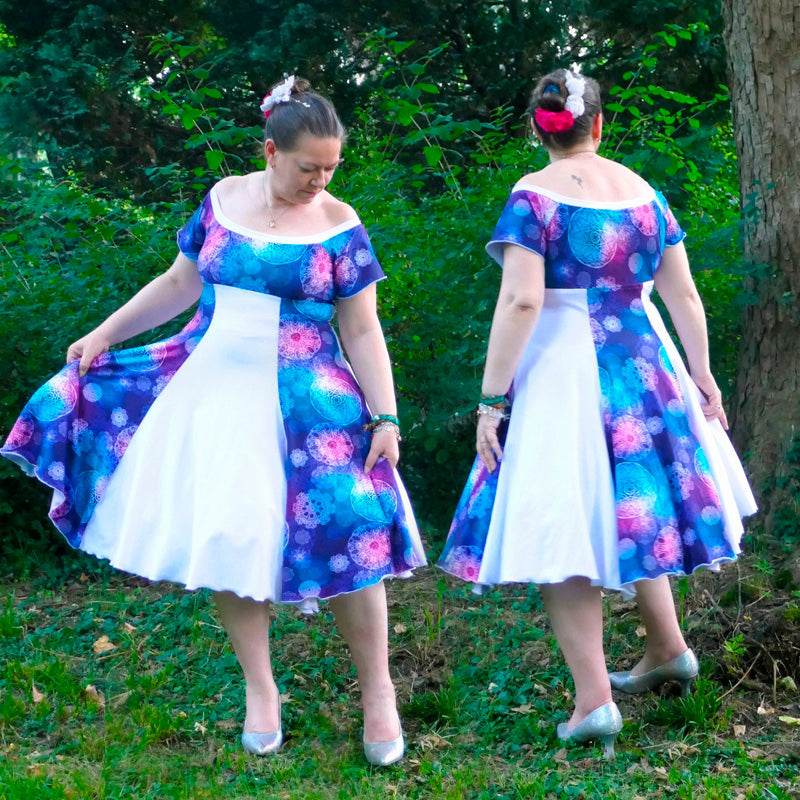 Niela's leichtes Teilchen - Schnittmuster Shirt, Kleid in den Größen 32-54 - Sewando
