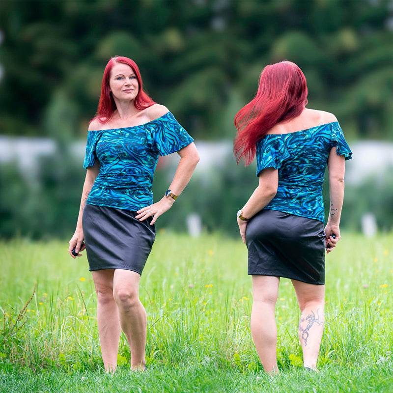 Niela's leichtes Teilchen - Schnittmuster Shirt, Kleid in den Größen 32-54 - Sewando
