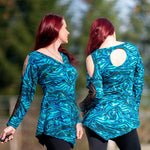 Niela's luftige Schulter - Schnittmuster Shirt, Tunika, Kleid in den Größen 32-54 - Sewando