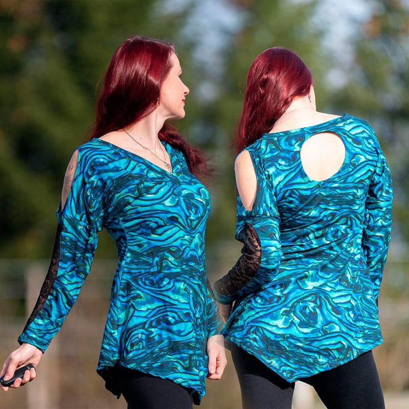 Niela's luftige Schulter - Schnittmuster Shirt, Tunika, Kleid in den Größen 32-54 - Sewando