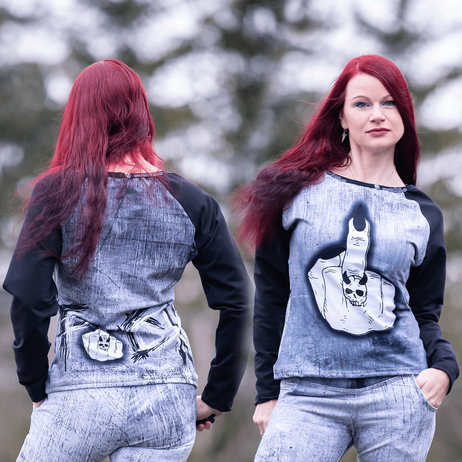 Niela's Roodie - Schnittmuster Raglanpullover, Shirt in den Größen 32-54 - Sewando