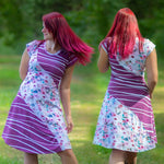 Niela's Cool Curved Dress - Schnittmuster Kleid in den Größen 32-54 - Sewando
