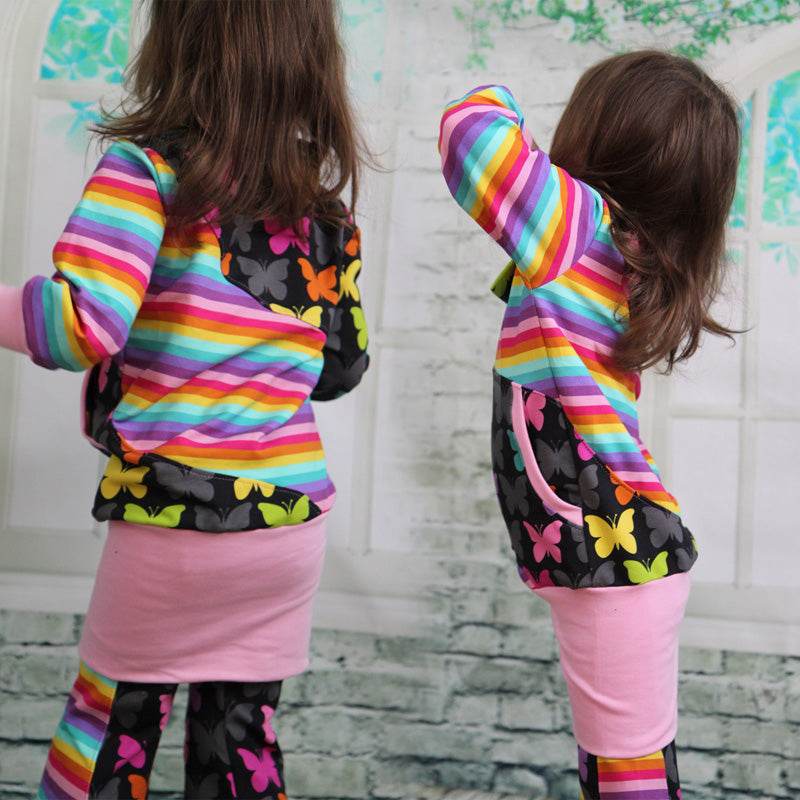 Bobo's Cool Curved Hoodie - Schnittmuster in den Größen 68-164 - Sewando