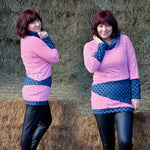 Niela's schräges Raglanteil - Schnittmuster Raglan Shirt, Tunika, Kleid in den Größen 32-54 - Sewando