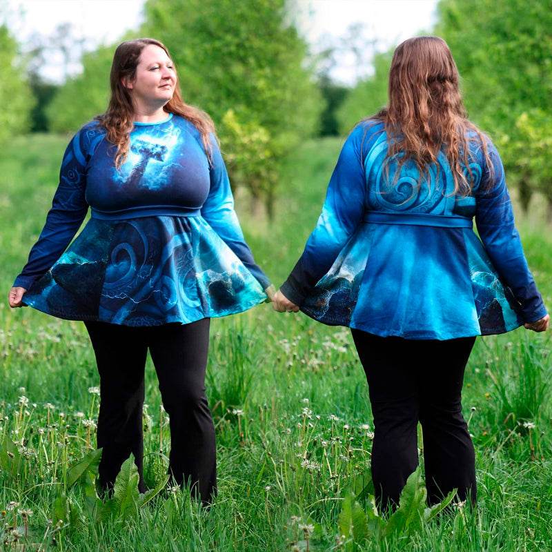 Niela's Verlockung - Schnittmuster Shirt, Kleid in den Größen 32-54 - Sewando