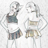 Phia's Wellenspiel - Schnittmuster Bikini, Badeanzug, Badekleid in den Größen 68-164 - Sewando