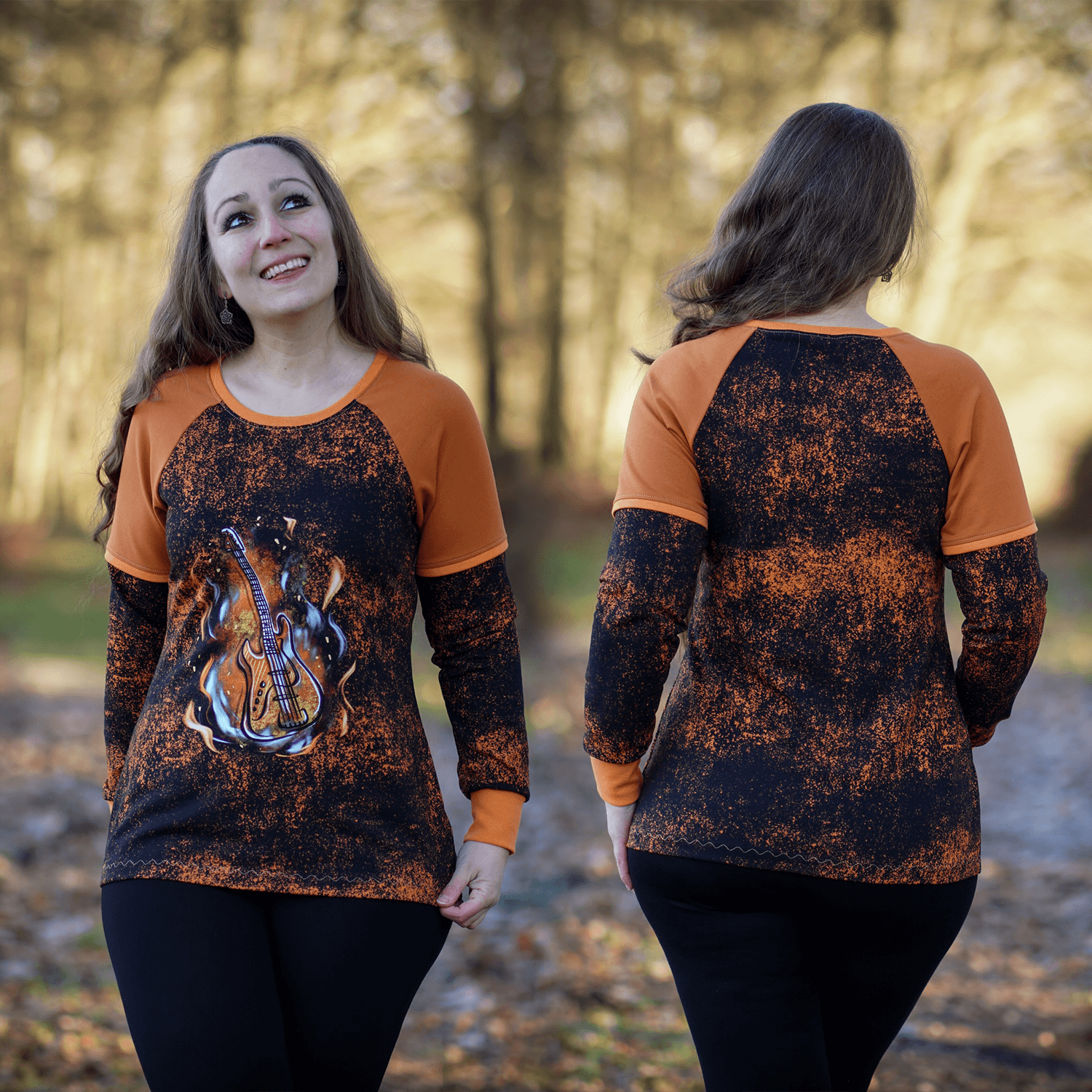 Niela's Roodie - Schnittmuster Raglanpullover, Shirt in den Größen 32-54 - Sewando