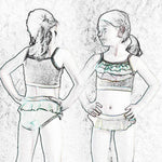 Phia's Wellenspiel - Schnittmuster Bikini, Badeanzug, Badekleid in den Größen 68-164 - Sewando