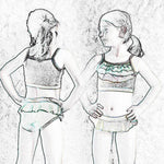 Phia's Wellenspiel - Schnittmuster Bikini, Badeanzug, Badekleid in den Größen 68-164 - Sewando