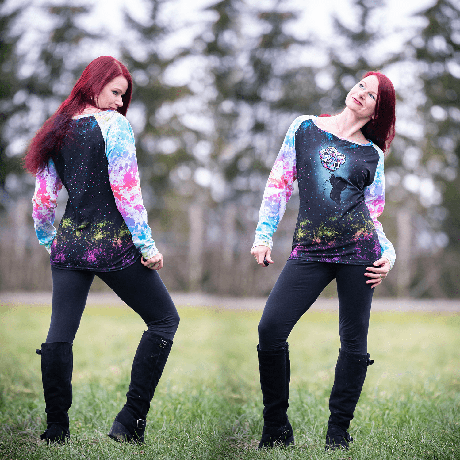 Niela's Roodie - Schnittmuster Raglanpullover, Shirt in den Größen 32-54 - Sewando