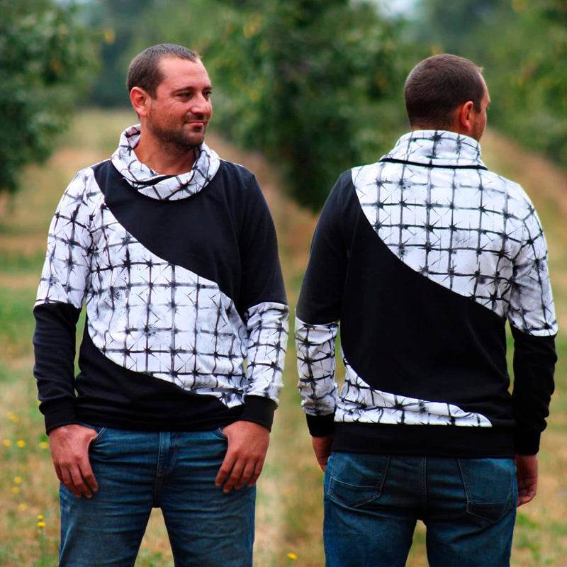 Cel's Cool Curved Hoodie - Schnittmuster in den Größen XS-6XL - Sewando