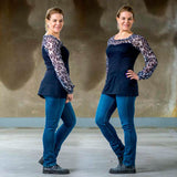 Niela's Schönheit - Schnittmuster Shirt, Kleid in den Größen 32-54 - Sewando