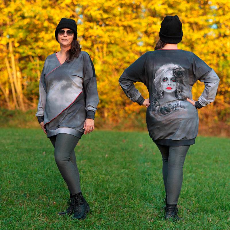 Niela's Hab Mich Lieb Teil - Schnittmuster Shirt, Tunika, Kleid, Cardigan in den Größen 32-54 : - Sewando