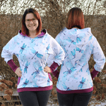 Niela's Roodie - Schnittmuster Raglanpullover, Shirt in den Größen 32-54 - Sewando