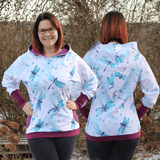 Niela's Roodie - Schnittmuster Raglanpullover, Shirt in den Größen 32-54 - Sewando