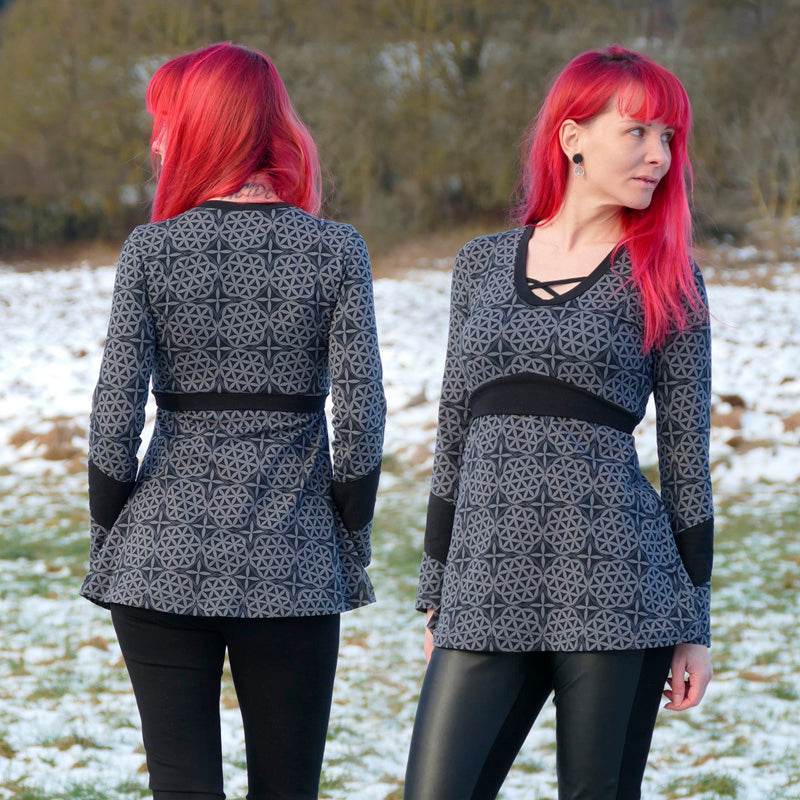 Niela's Cropping - Schnittmuster Crop, Shirt, Tunika, Kleid, Größen 32-54 : - Sewando