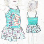 Phia's Wellenspiel - Schnittmuster Bikini, Badeanzug, Badekleid in den Größen 68-164 - Sewando