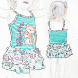 Phia's Wellenspiel - Schnittmuster Bikini, Badeanzug, Badekleid in den Größen 68-164 - Sewando