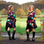 Niela's schräges Raglanteil - Schnittmuster Raglan Shirt, Tunika, Kleid in den Größen 32-54 - Sewando