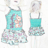 Phia's Wellenspiel - Schnittmuster Bikini, Badeanzug, Badekleid in den Größen 68-164 - Sewando