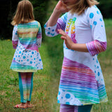 Phia's Cool Curved Dress - Schnittmuster Tunika, Kleid in den Größen 68-164 - Sewando