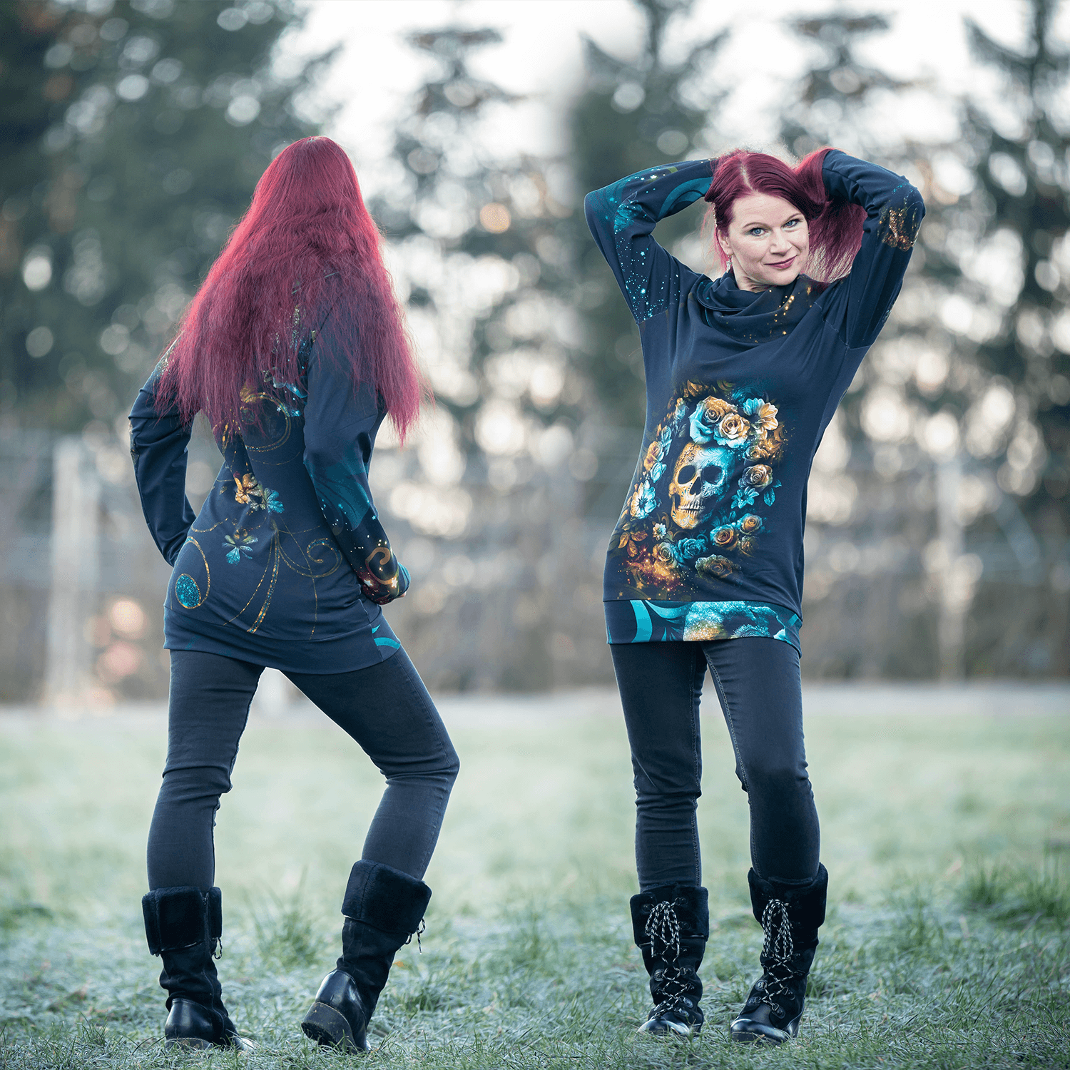 Niela's Roodie - Schnittmuster Raglanpullover, Shirt in den Größen 32-54 - Sewando