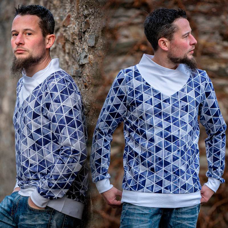 Cel's Kragenzauber - Schnittmuster Pullover Größen XS-6XL - Sewando