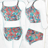 Phia's Wellenspiel - Schnittmuster Bikini, Badeanzug, Badekleid in den Größen 68-164 - Sewando