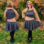Niela's schräges Raglanteil - Schnittmuster Raglan Shirt, Tunika, Kleid in den Größen 32-54 - Sewando