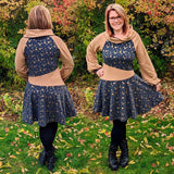 Niela's schräges Raglanteil - Schnittmuster Raglan Shirt, Tunika, Kleid in den Größen 32-54 - Sewando