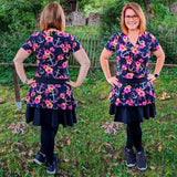 Niela's NeckWrap - Schnittmuster Top, Shirt, Tunika, Kleid in den Größen 32-54 - Sewando