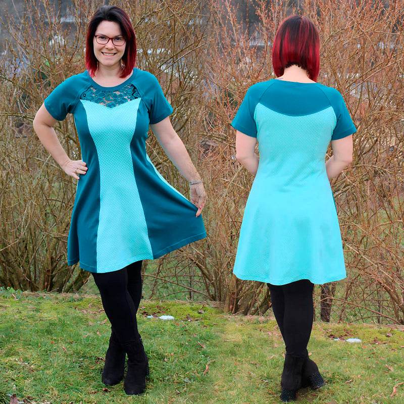 Niela's Schönheit - Schnittmuster Shirt, Kleid in den Größen 32-54 - Sewando