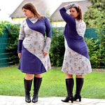 Niela's Cool Curved Dress - Schnittmuster Kleid in den Größen 32-54 - Sewando