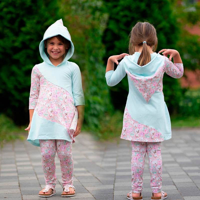 Phia's Cool Curved Dress - Schnittmuster Tunika, Kleid in den Größen 68-164 - Sewando