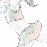 Phia's Wellenspiel - Schnittmuster Bikini, Badeanzug, Badekleid in den Größen 68-164 - Sewando