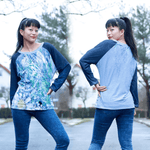 Niela's Roodie - Schnittmuster Raglanpullover, Shirt in den Größen 32-54 - Sewando