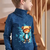 Schnittmuster Rollkragenpullover Winterkind Gr. 86-164 3 Weiten je Größe