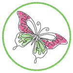 Stickdatei 16 Untersetzer Ostern - Single Line - Sewando
