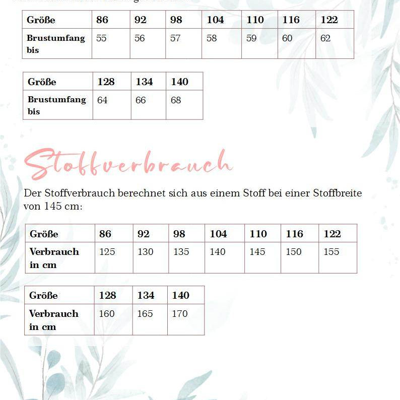 Schnittmuster Trenchcoat Leonie Gr. 86-140 - Sewando