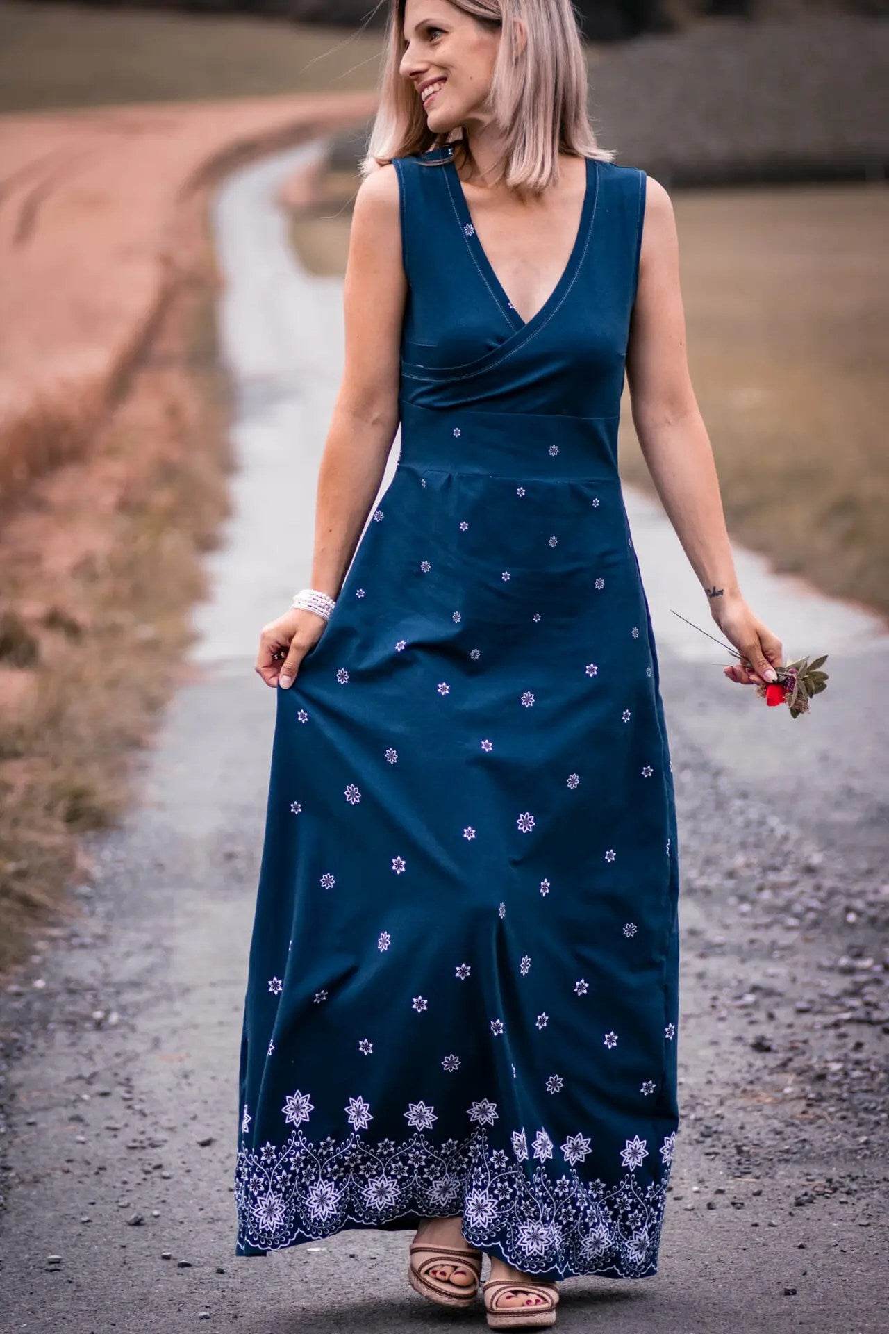 Schnittmuster Abendkleid Opal Abendkleider Baukasten Gr. 32 - 56 DE - Sewando