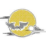 Stickdatei-Set - BIG Single Line "Halloween" 13x13 cm