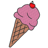 Stickdatei - Doodle-Applikation "Like ICE in the sunshine"