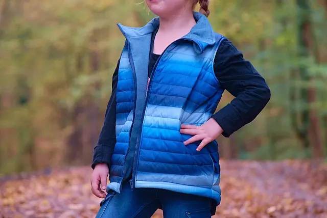 Schnittmuster Weste Warwickit Kids Gr. A-M DE/EN/FR Gr. 98-170/ BU 56-86 - Sewando