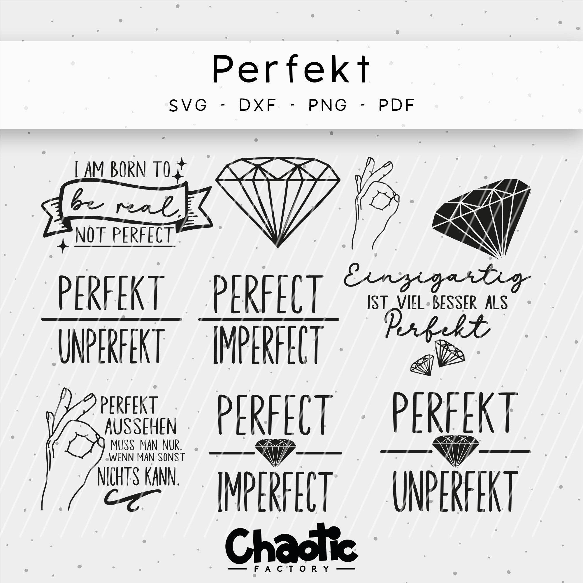 Plotterdatei Perfekt - Sewando