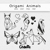 Plotterdatei Origami Animals - Sewando
