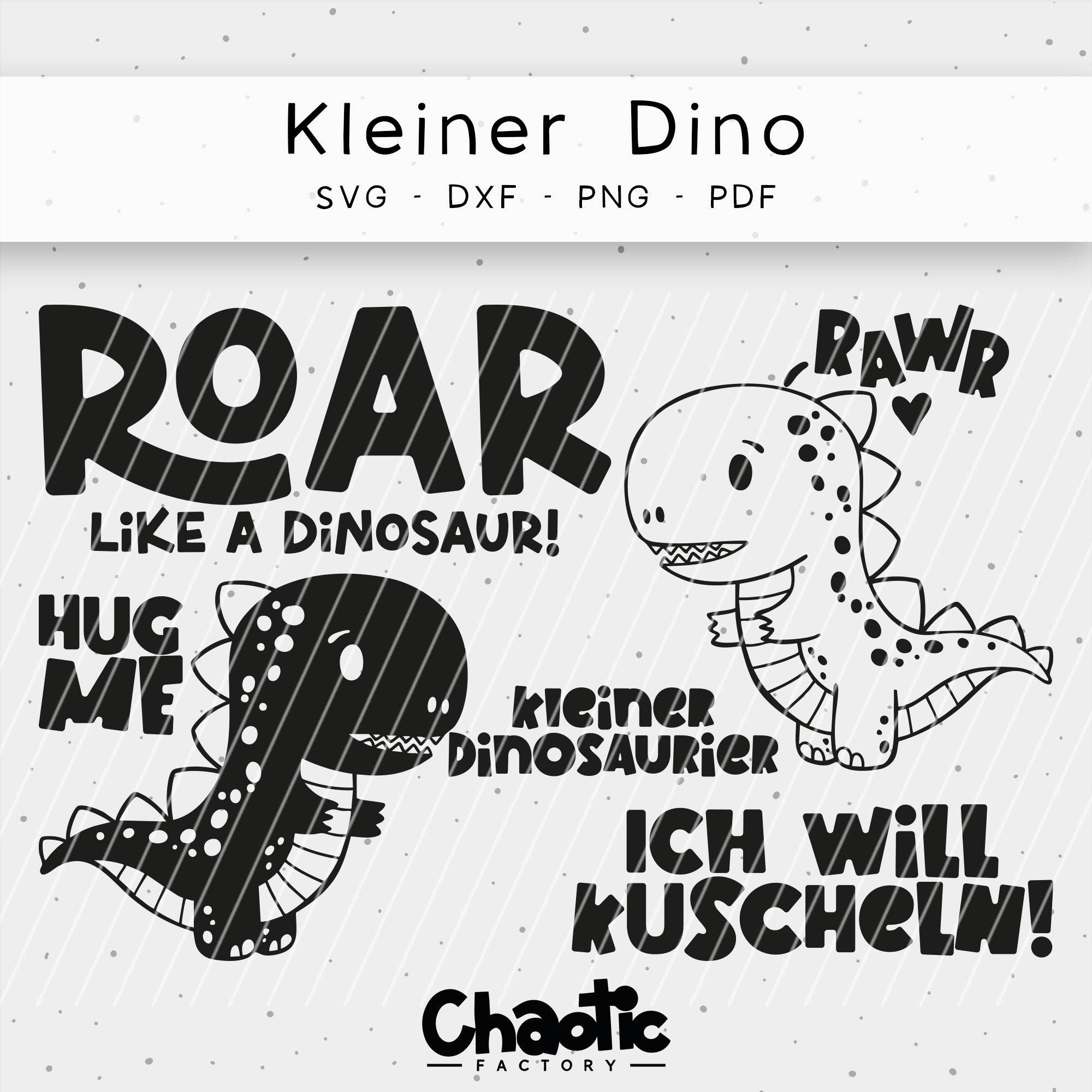 Plotterdatei Kleiner Dino - Sewando