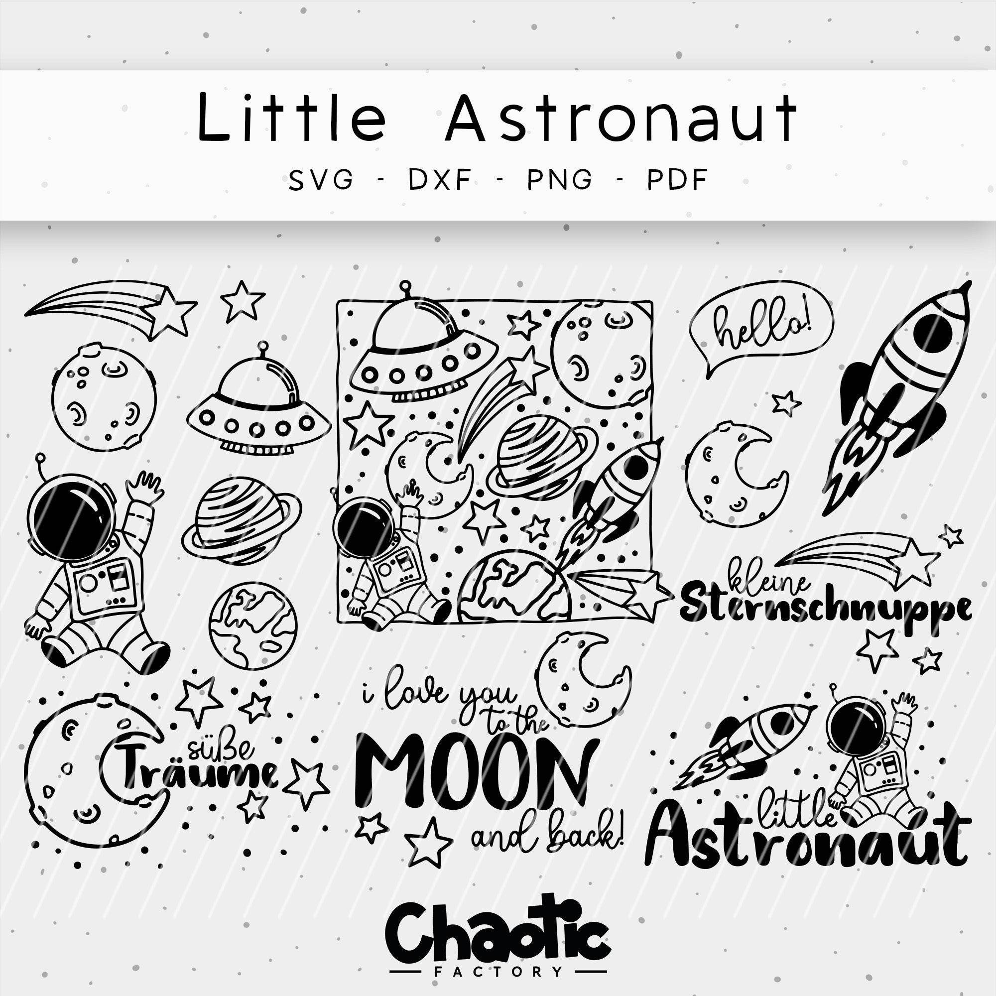 Plotterdatei Little Astronaut - Sewando